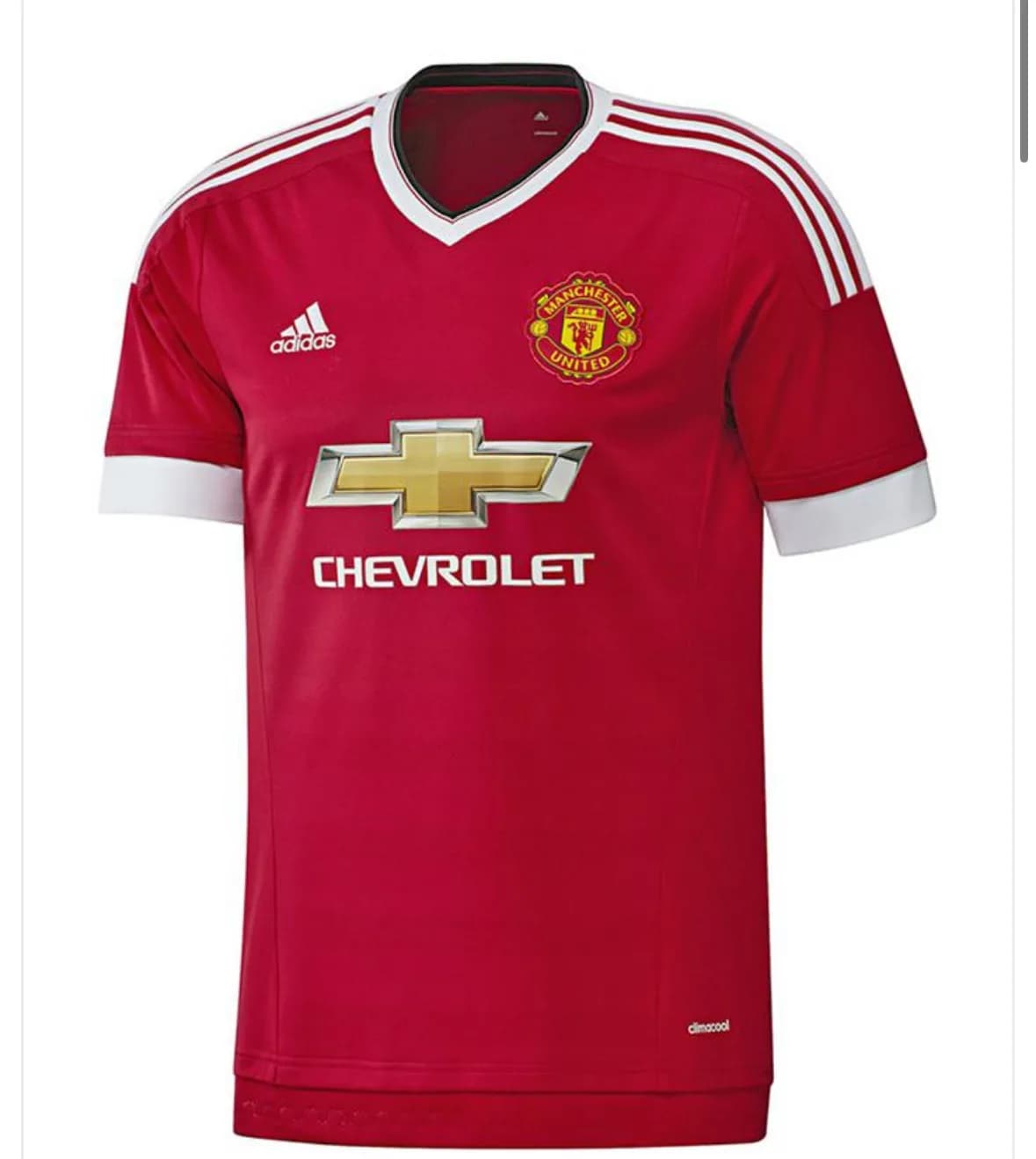 Manchester United FC 2015/2016 Home front view football shirt