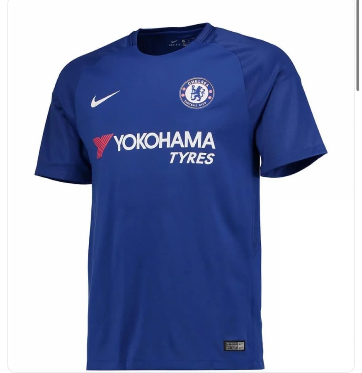 Chelsea FC 2017/2018 Eden Hazard Home front view football shirt