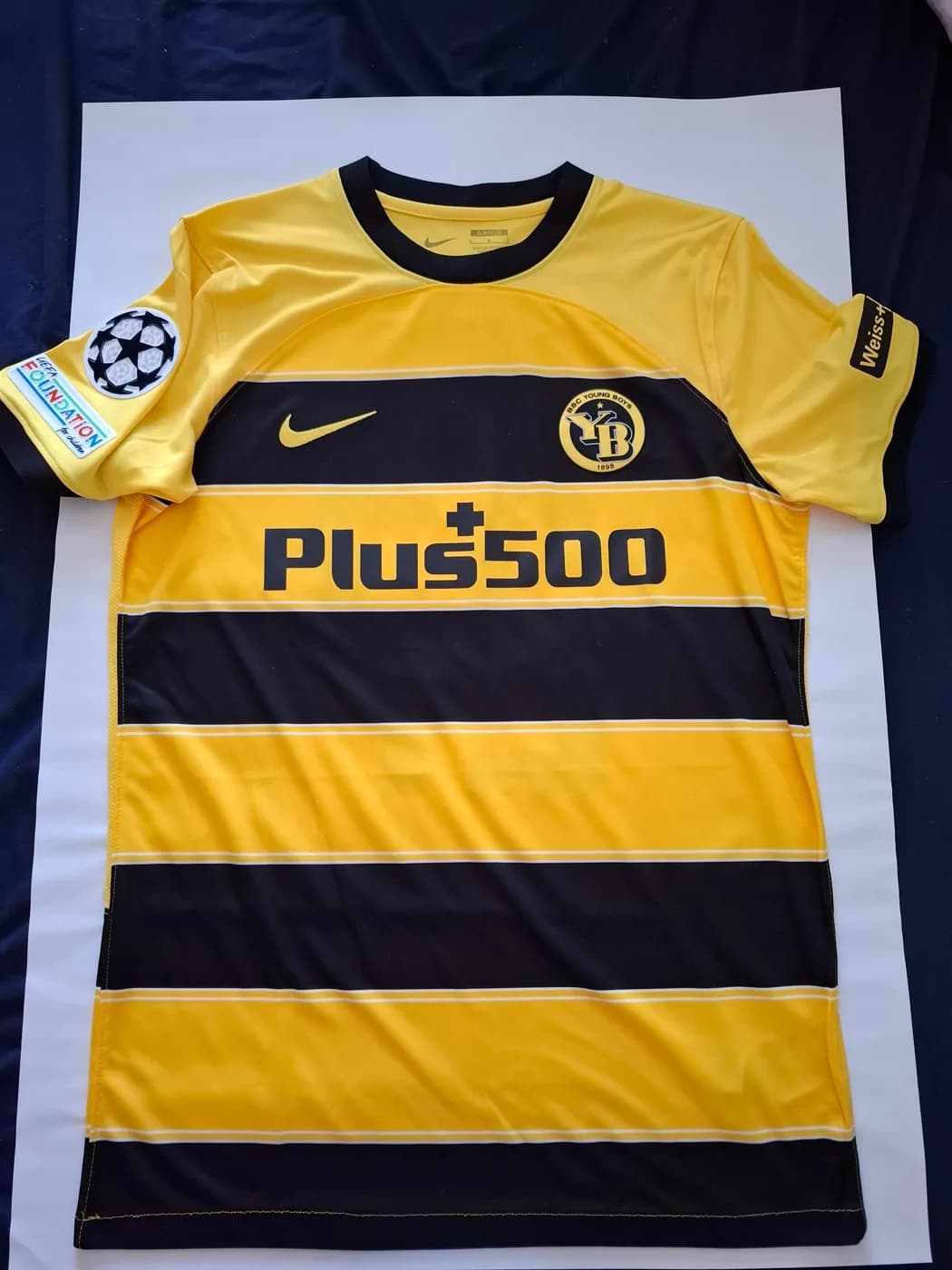 BSC Young Boys Lewin Blum Home front view football shirt
