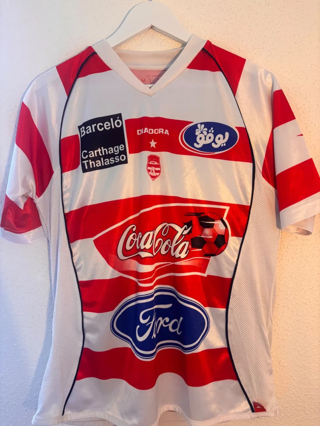 Club Africain Home front view football shirt