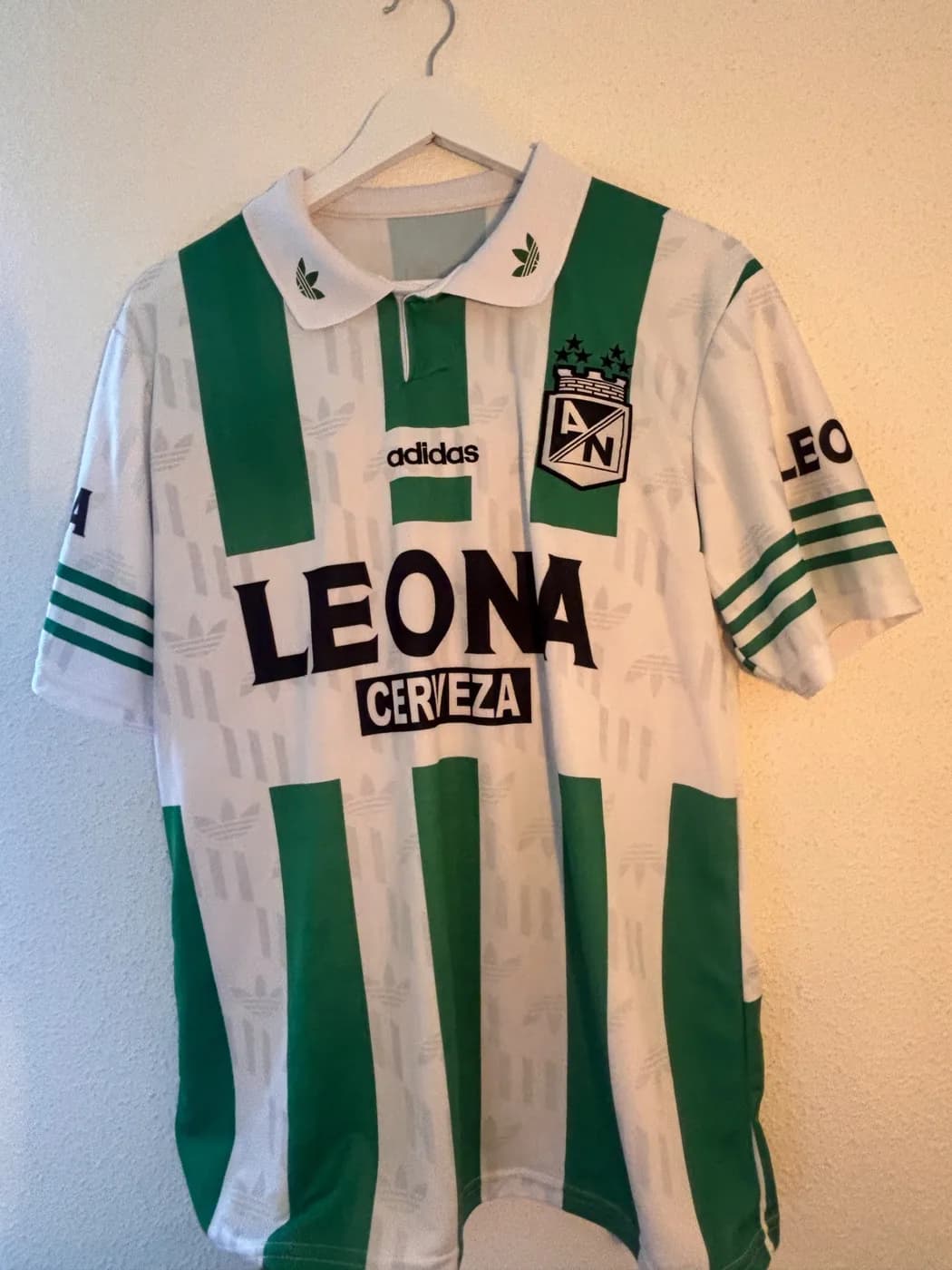 Atlético Nacional Home front view football shirt