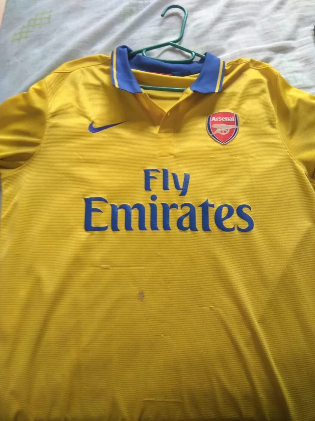 Arsenal FC Away front view football shirt