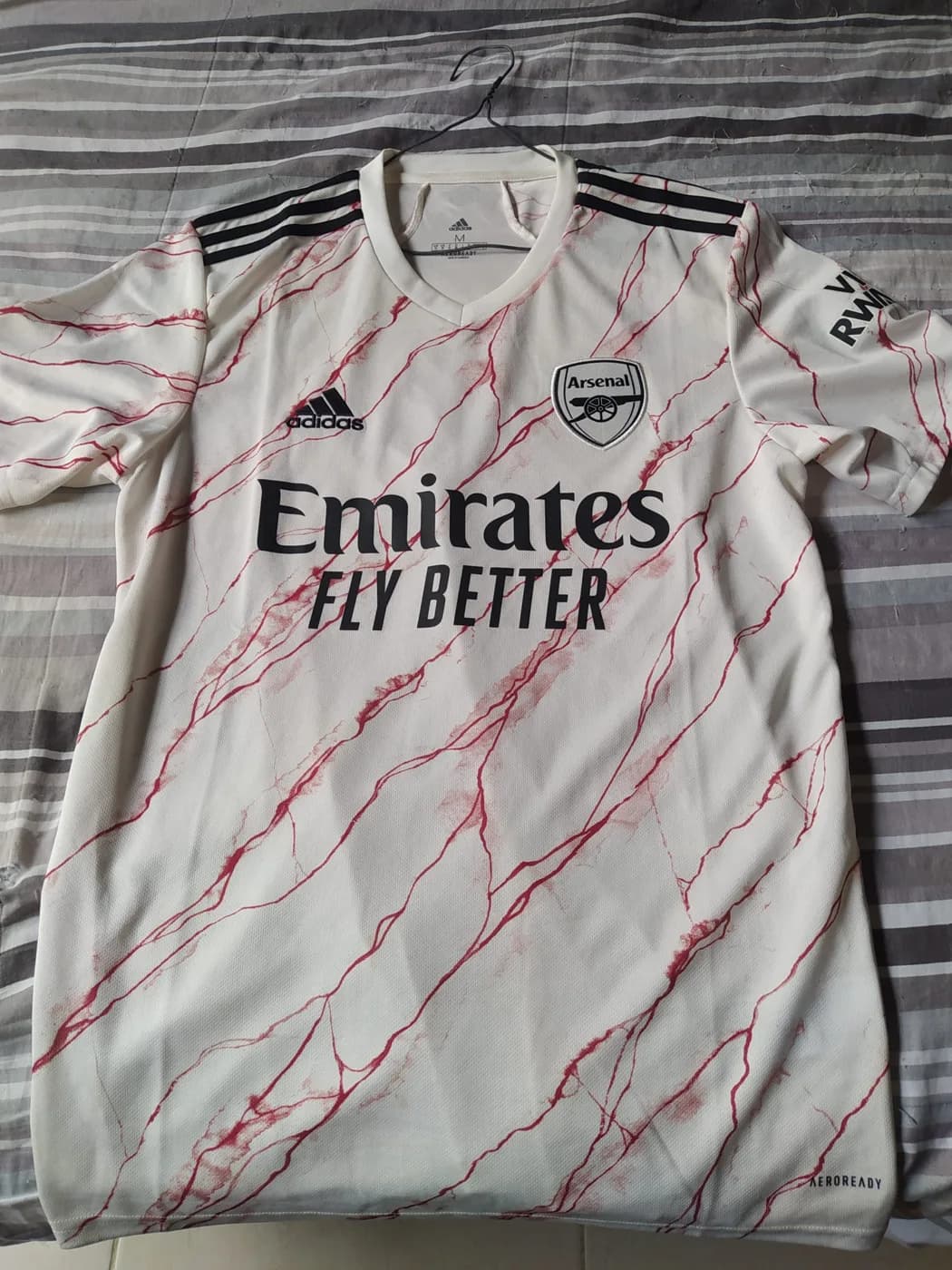 Arsenal FC Away front view football shirt