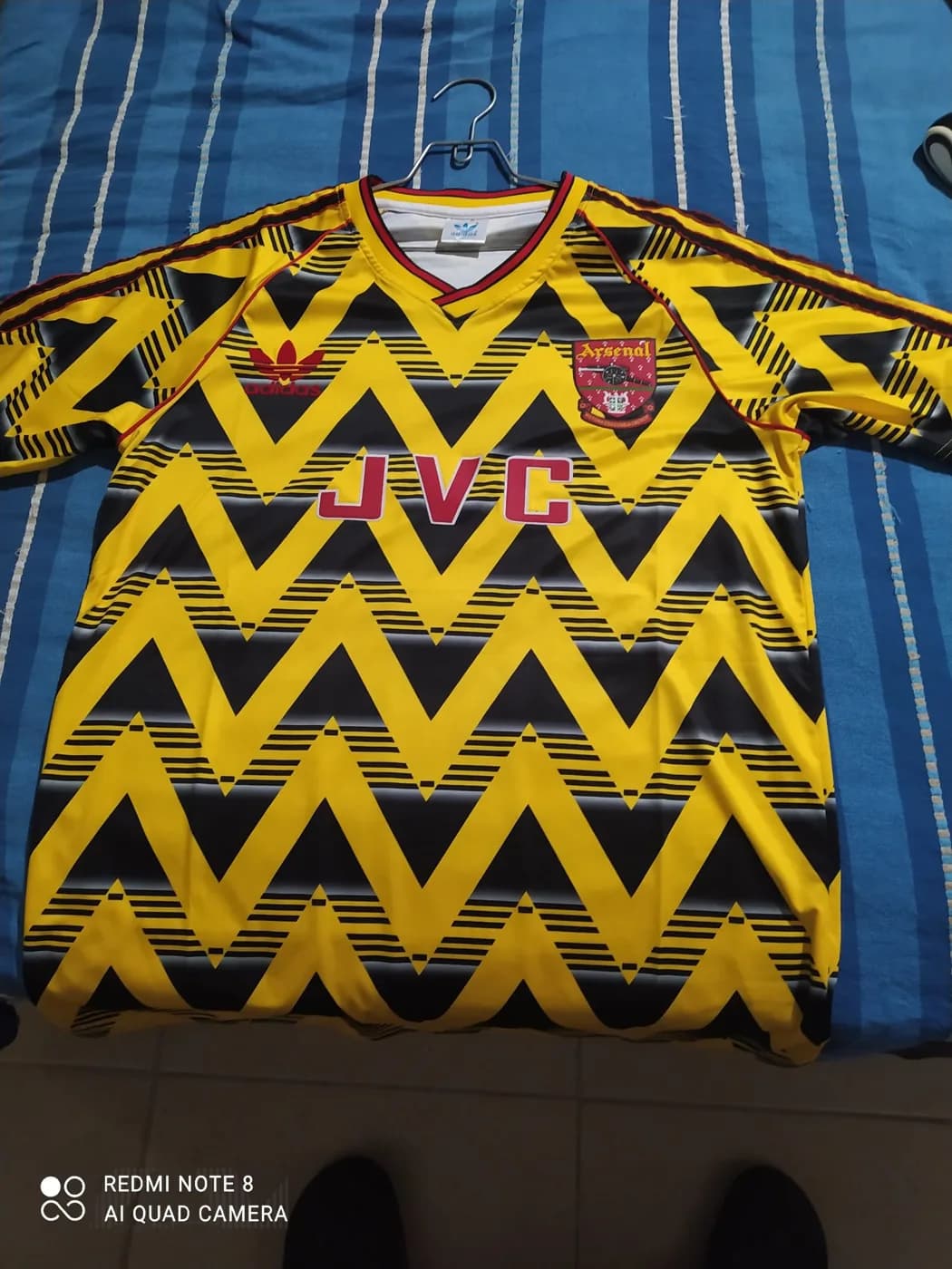 Arsenal FC Away front view football shirt