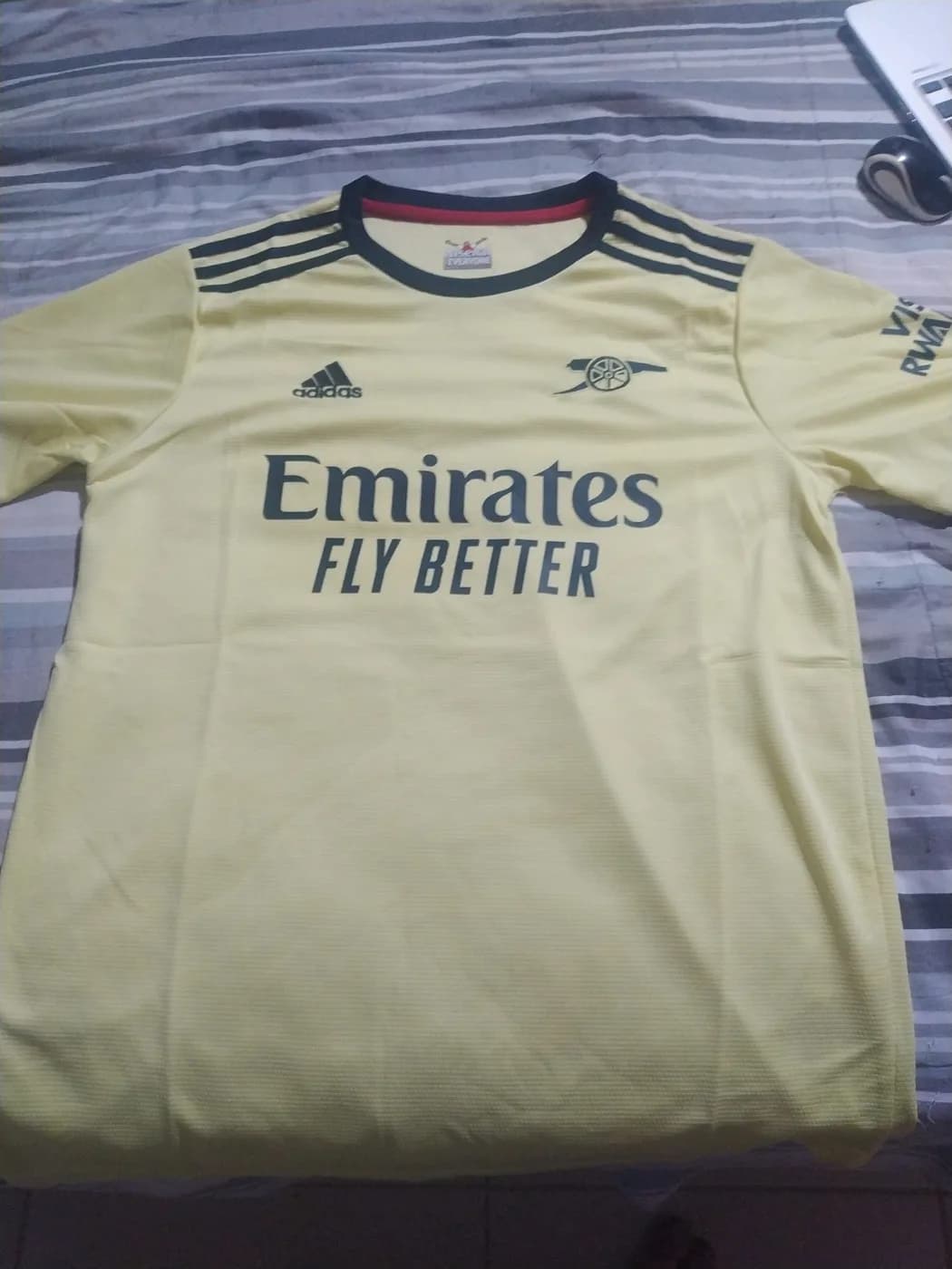 Arsenal FC Away front view football shirt