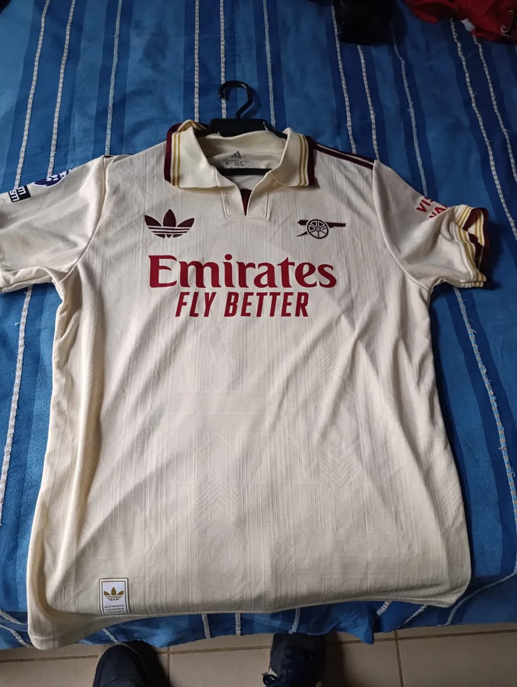 Arsenal FC Away front view football shirt