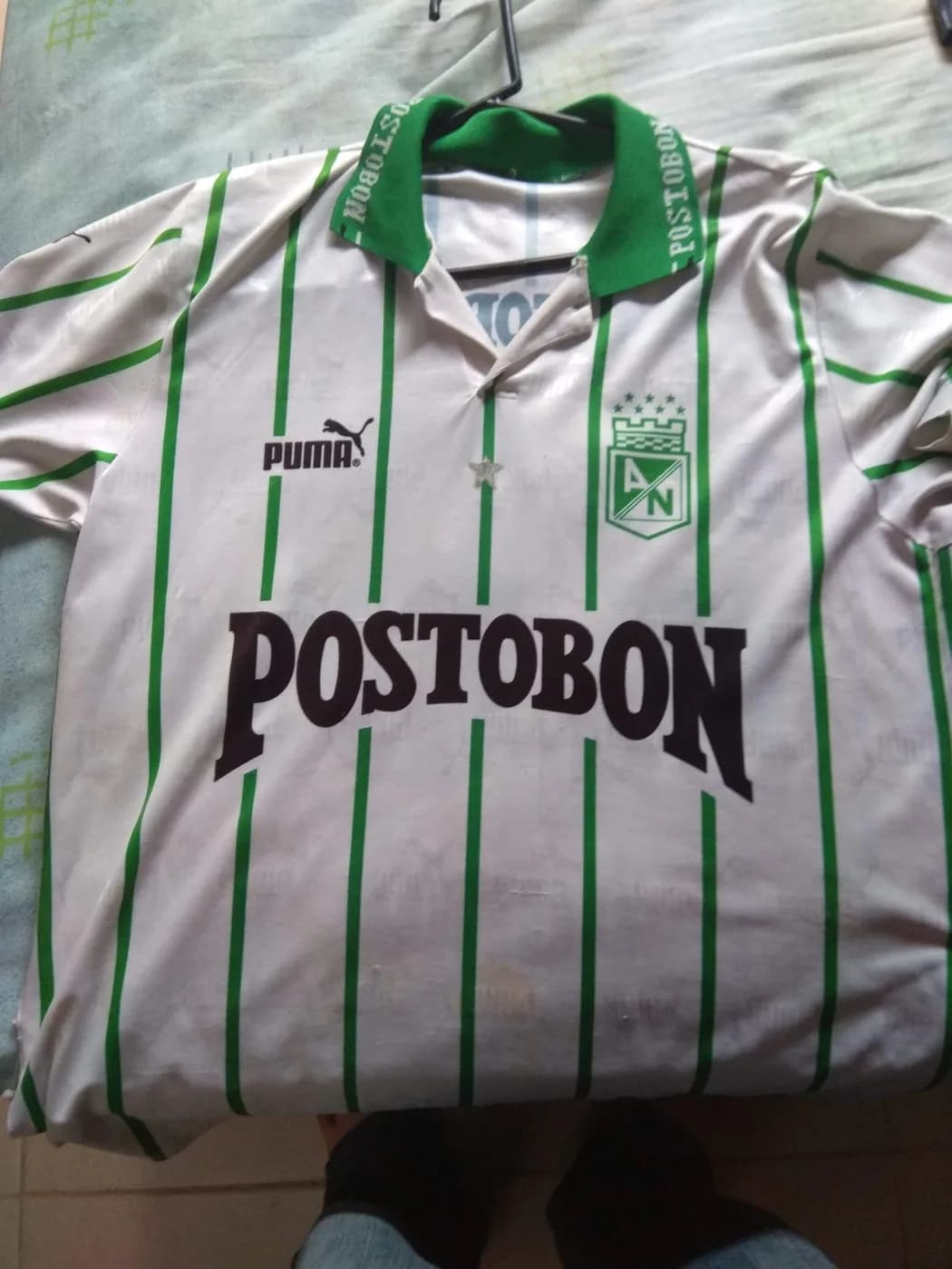 Atlético Nacional Home front view football shirt