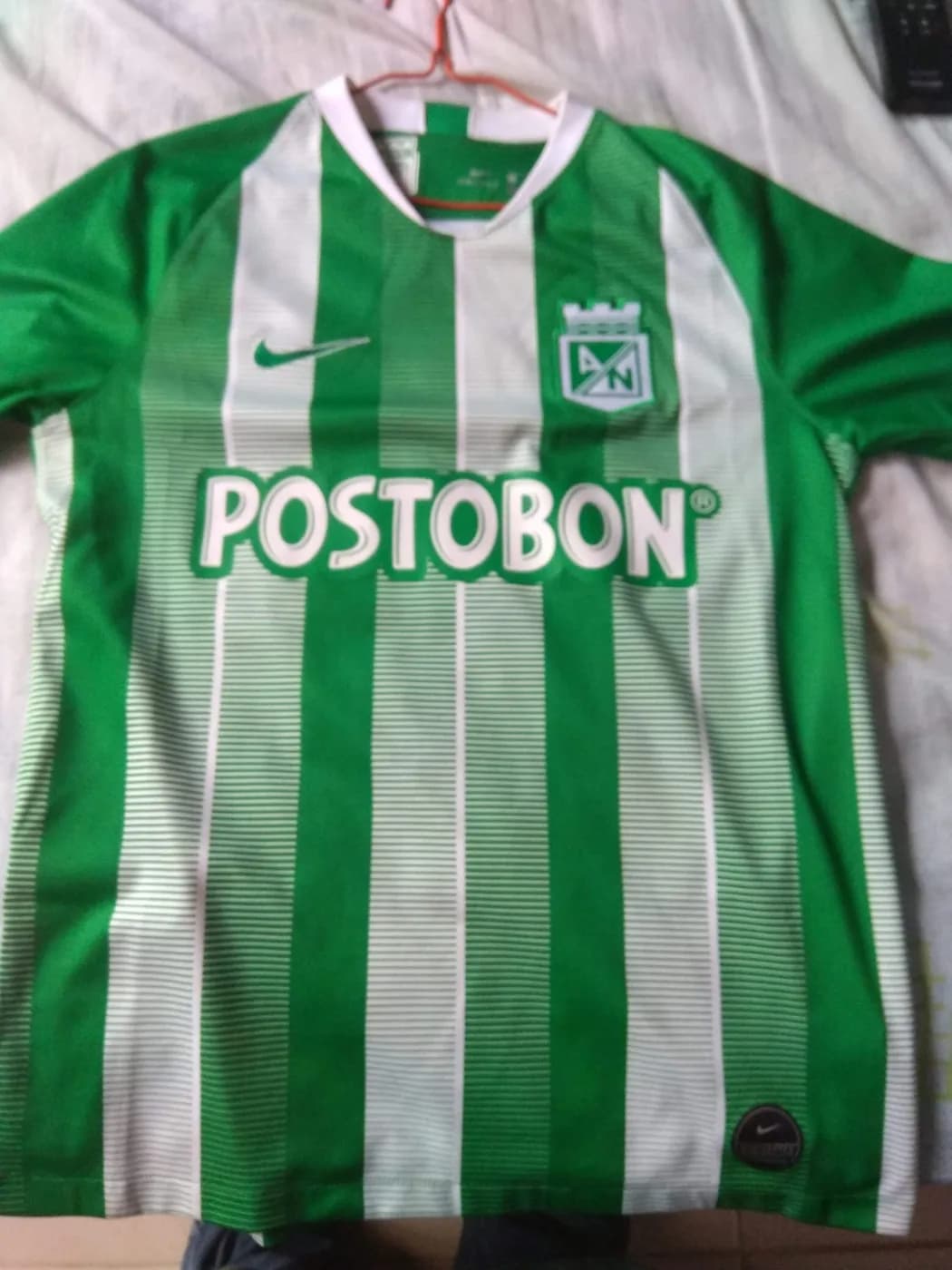 Atlético Nacional Home front view football shirt
