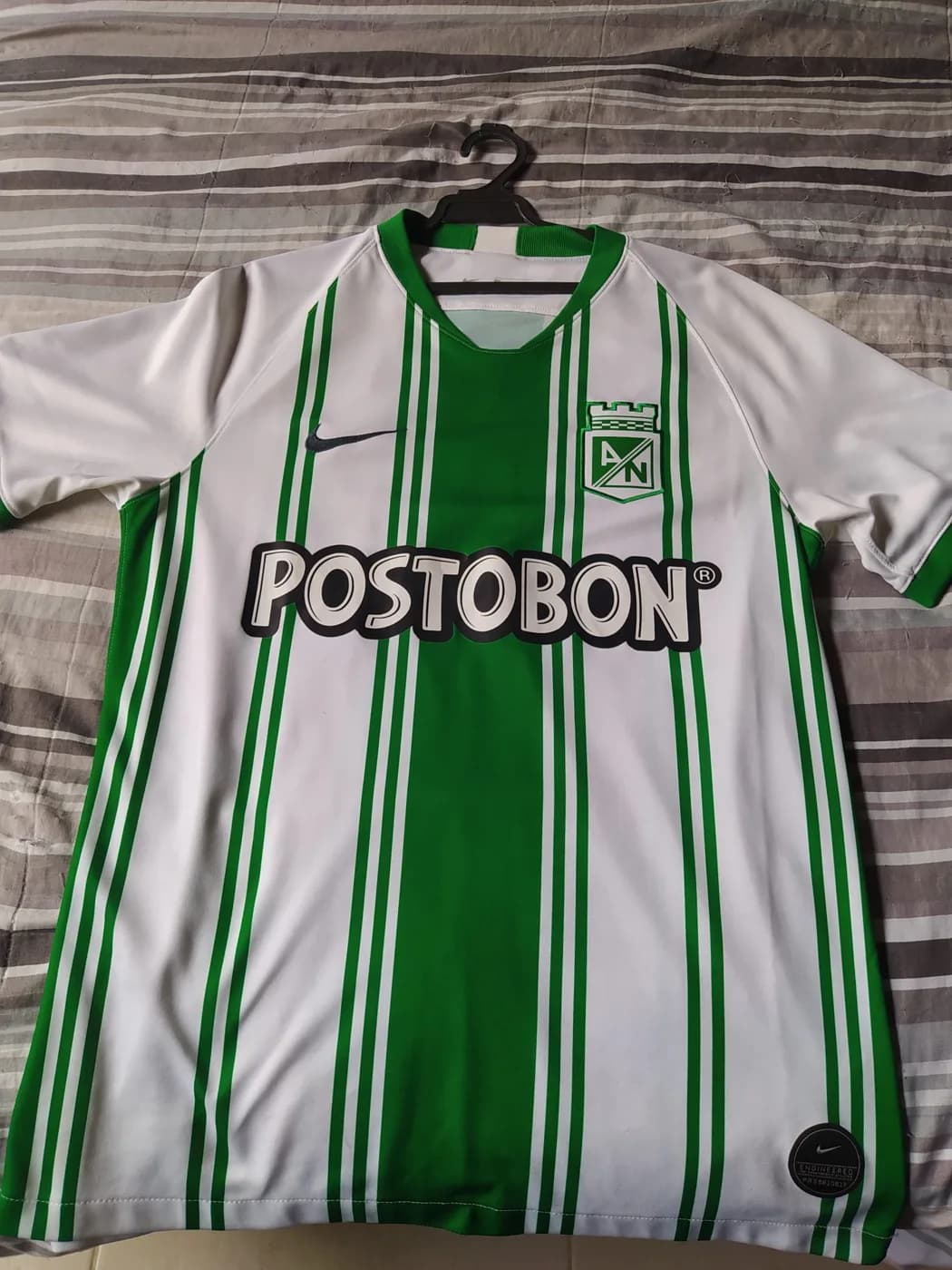 Atlético Nacional Home front view football shirt