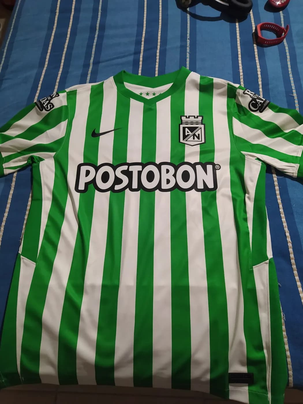 Atlético Nacional Home front view football shirt