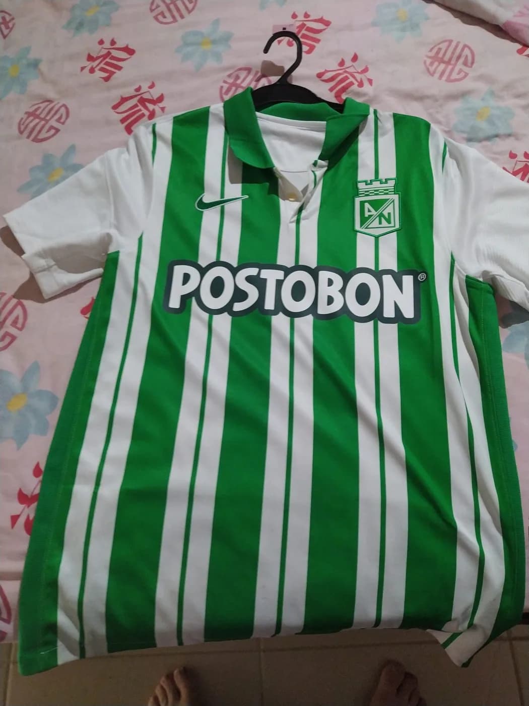 Atlético Nacional Home front view football shirt