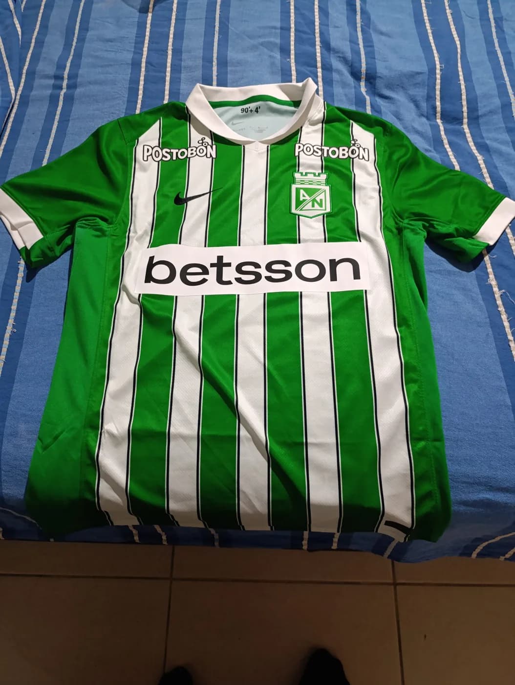 Atlético Nacional Home front view football shirt