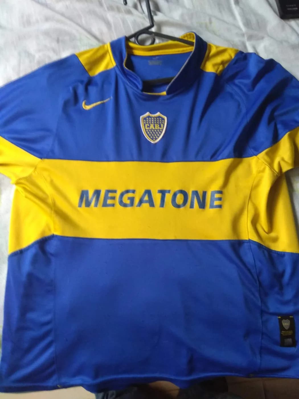 Boca Juniors Home front view football shirt