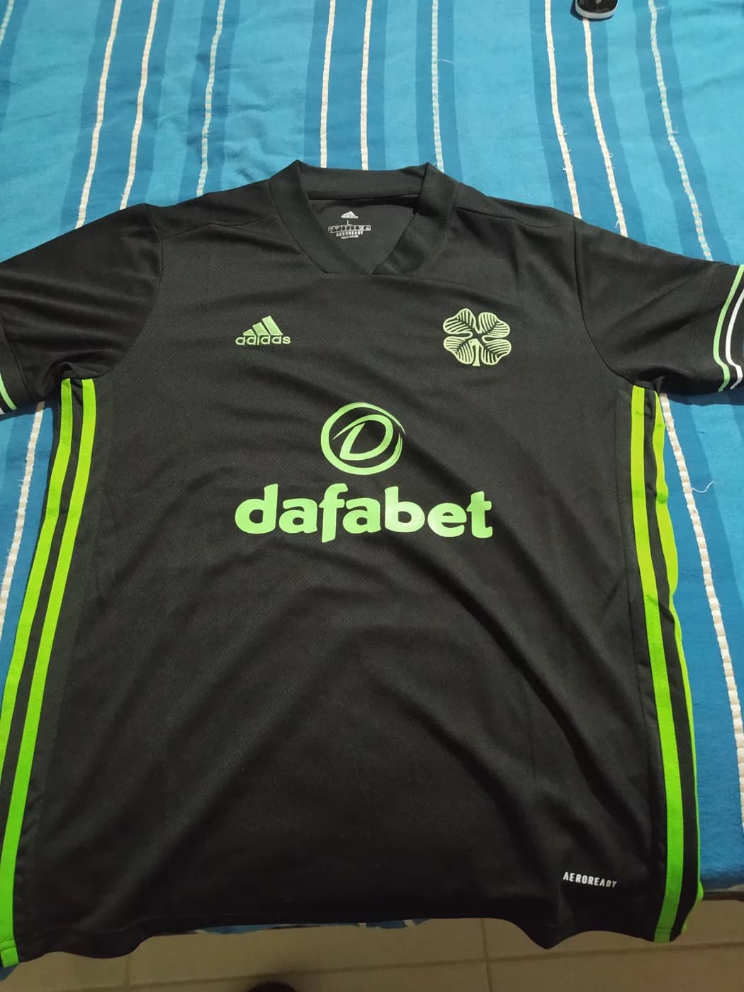 Celtic FC Away front view football shirt