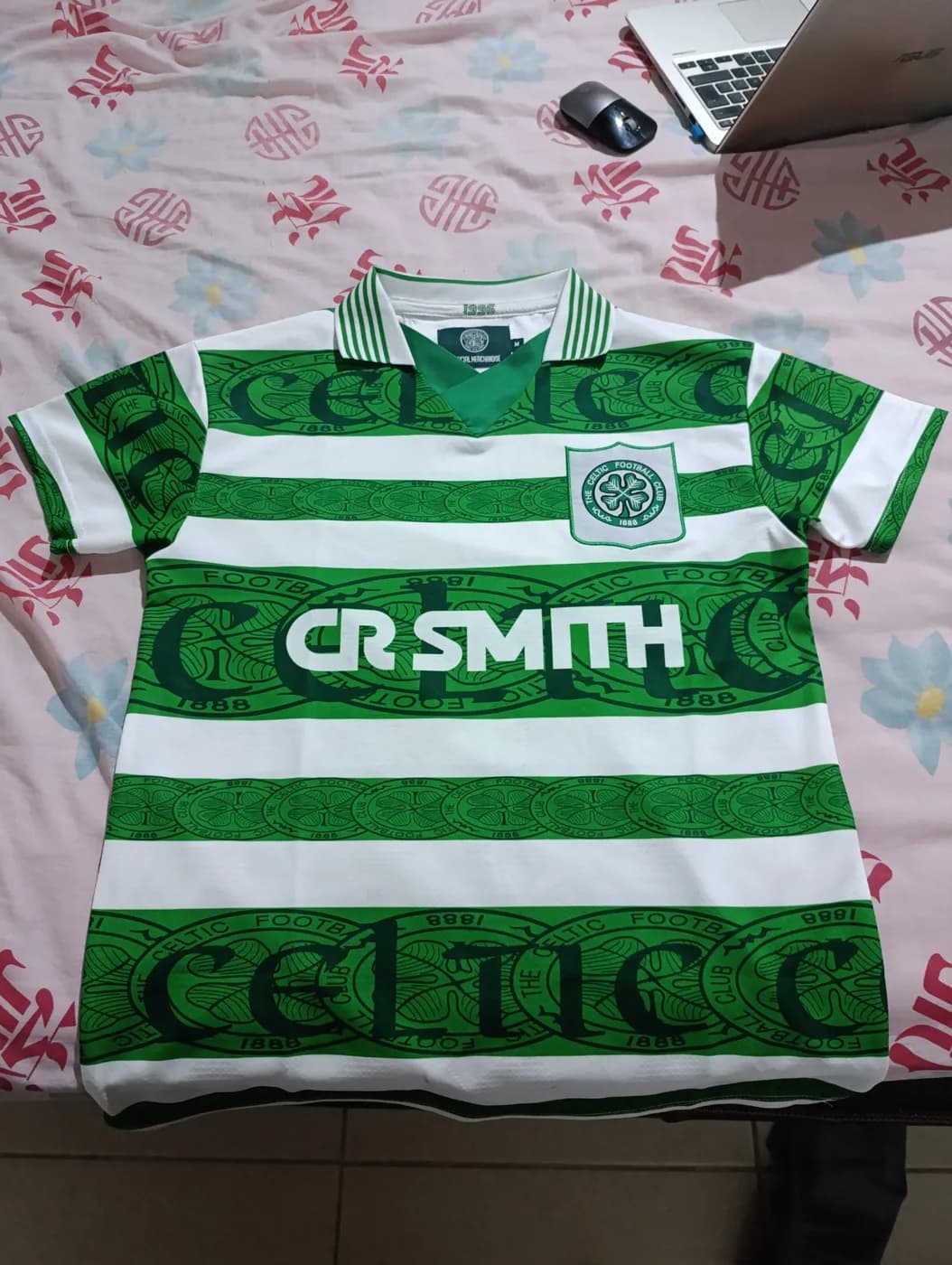Celtic FC Home front view football shirt