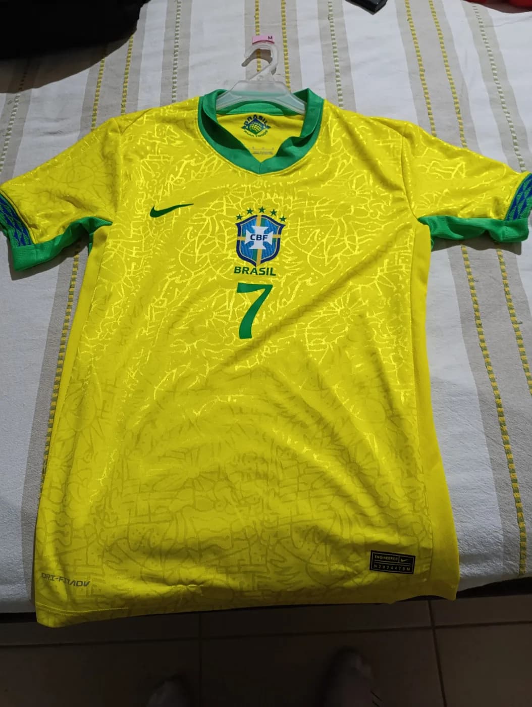 Brazil Home front view football shirt