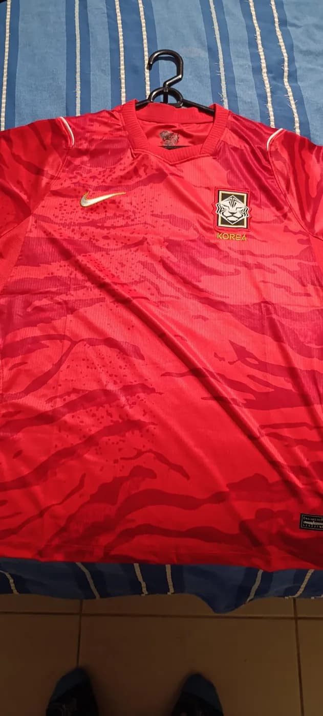 South Korea Home front view football shirt