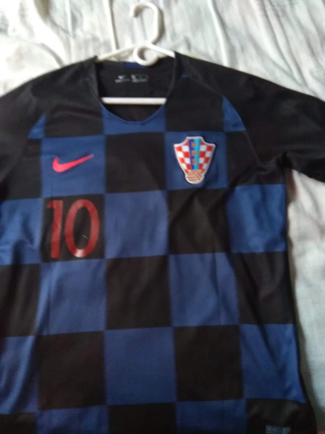 Croatia Away front view football shirt