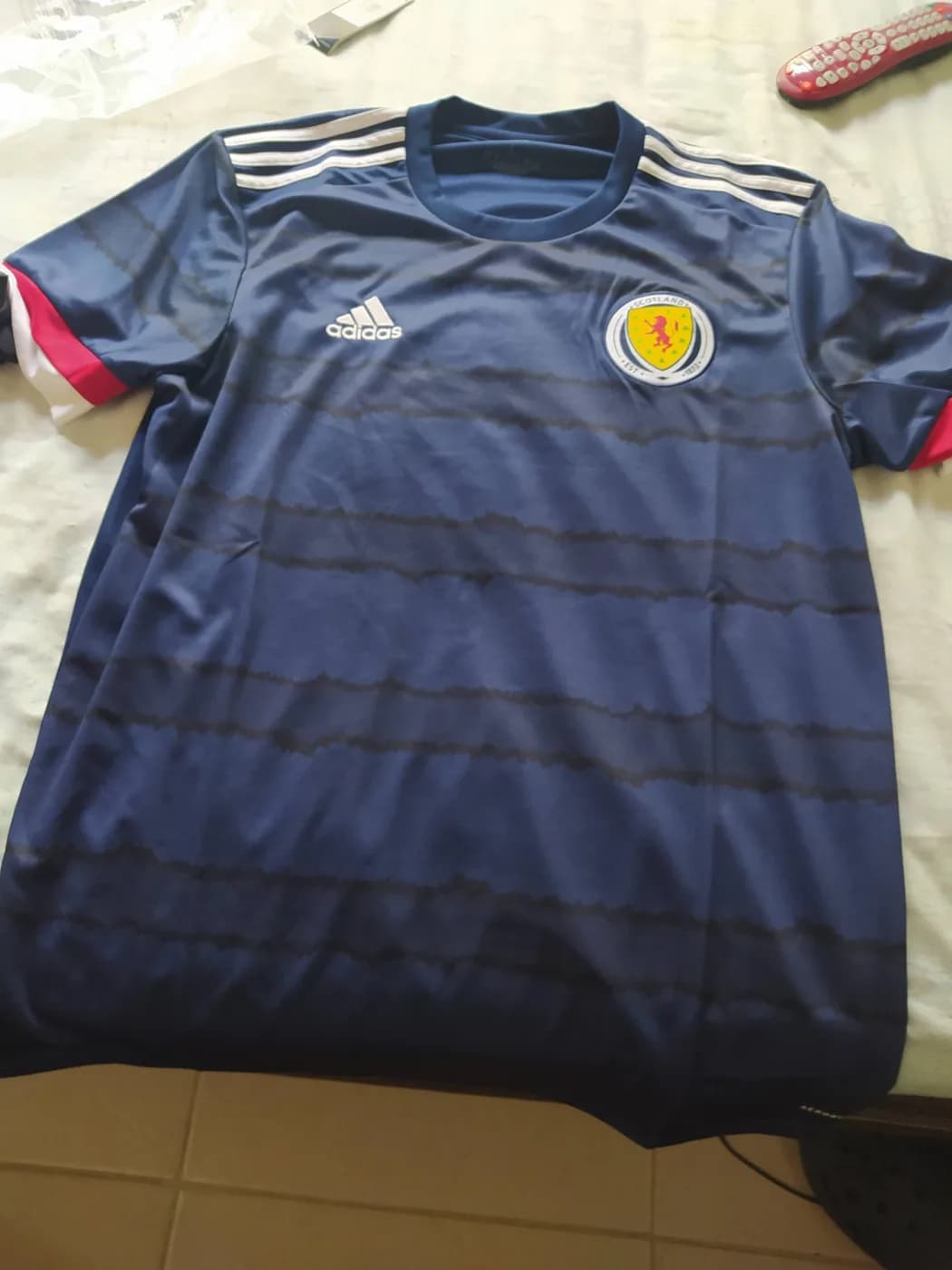 Scotland Home front view football shirt