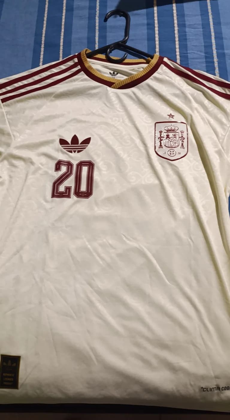 Spain Away front view football shirt