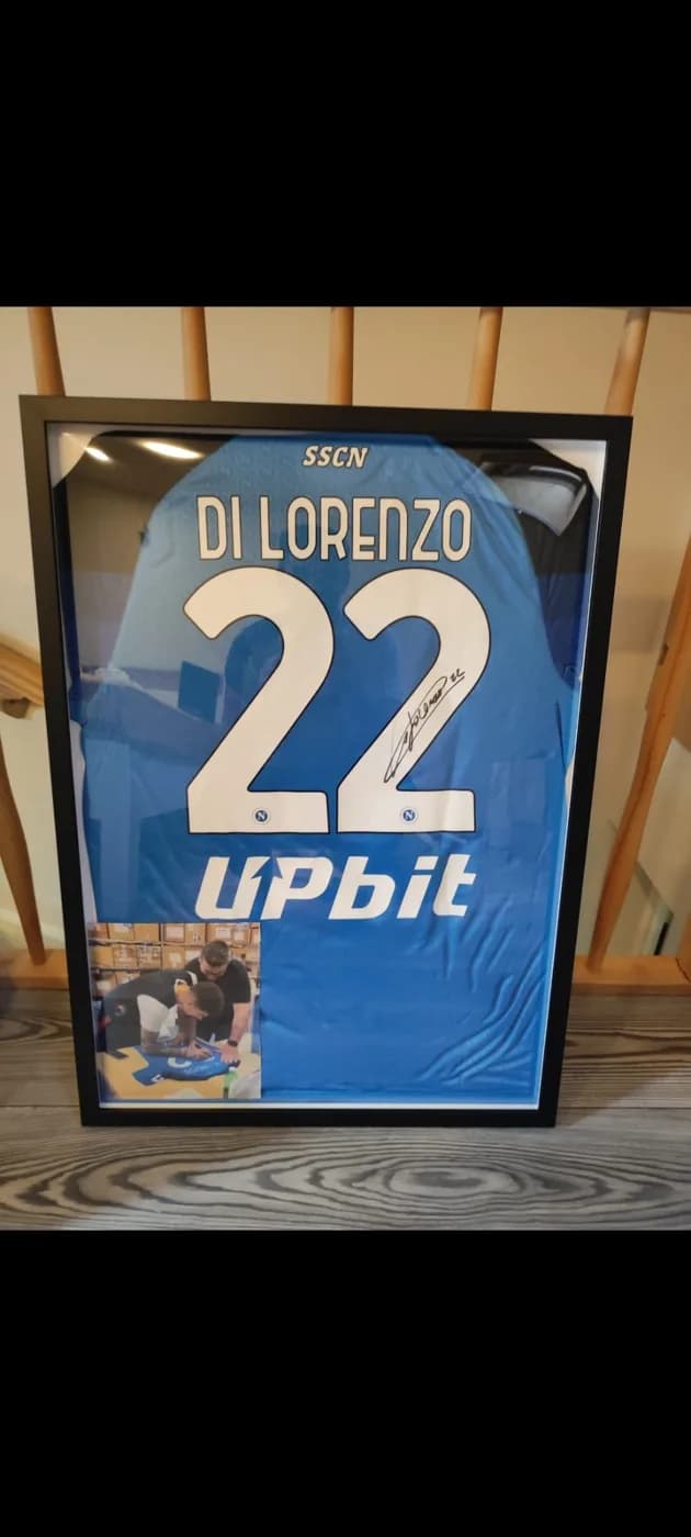 SSC Napoli Di Lorenzo Home front view football shirt