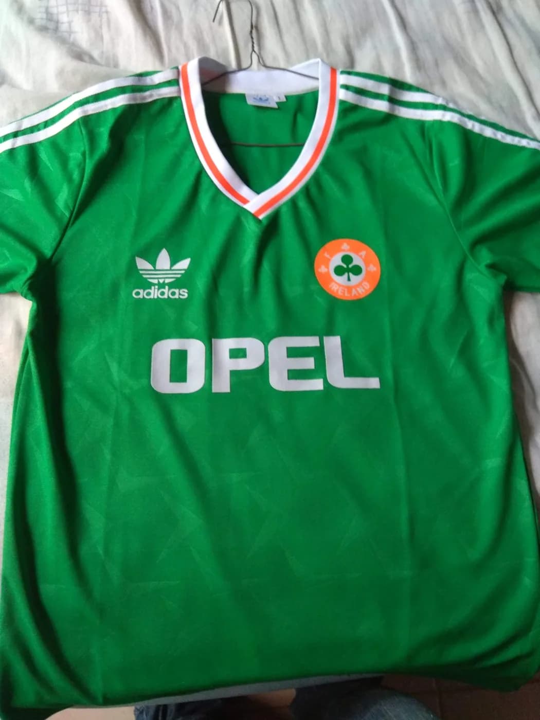 Republic of Ireland Home front view football shirt