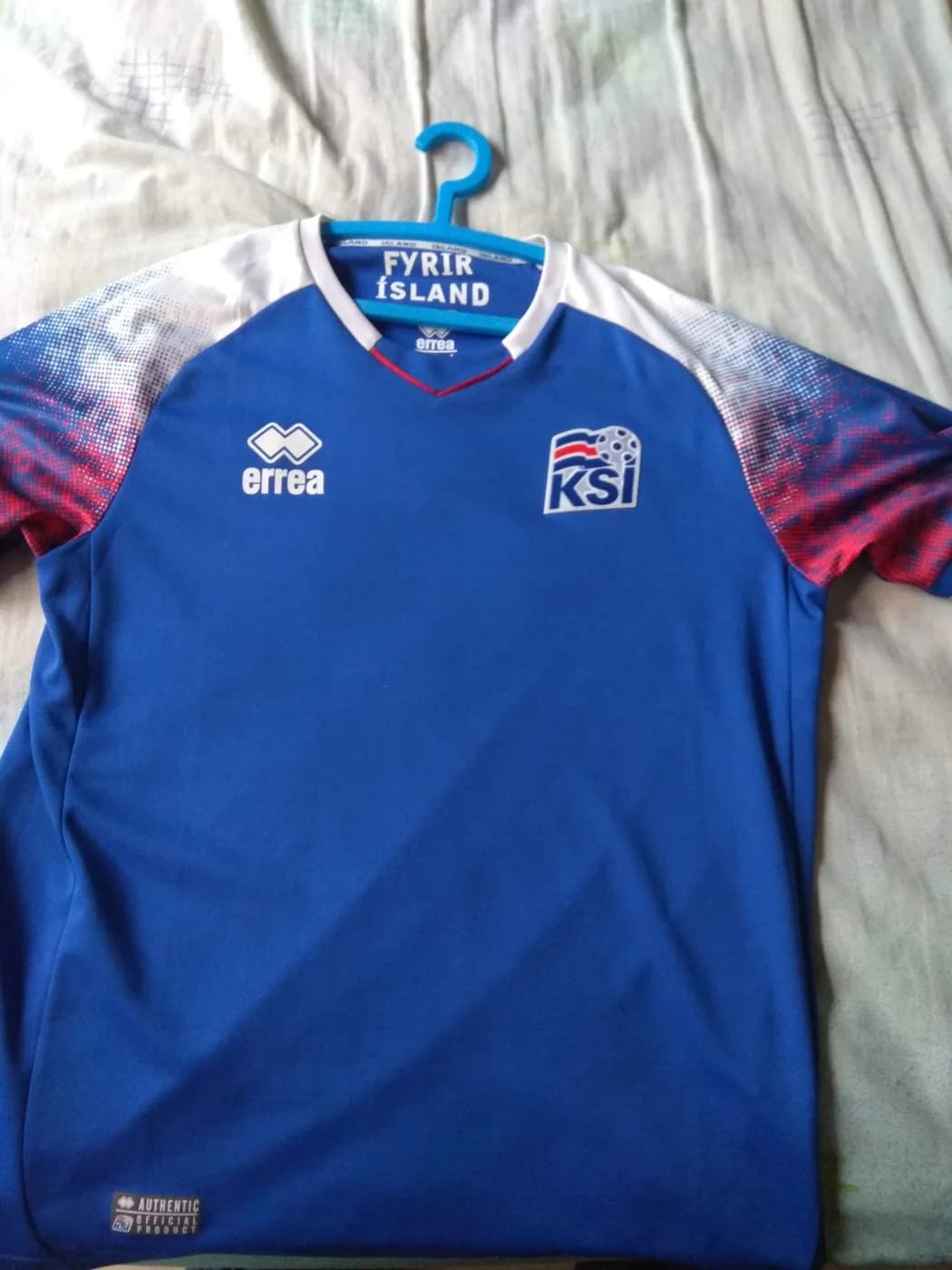 Iceland Home front view football shirt