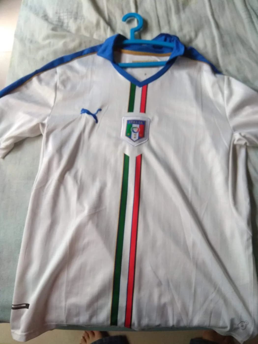 Italy Away front view football shirt