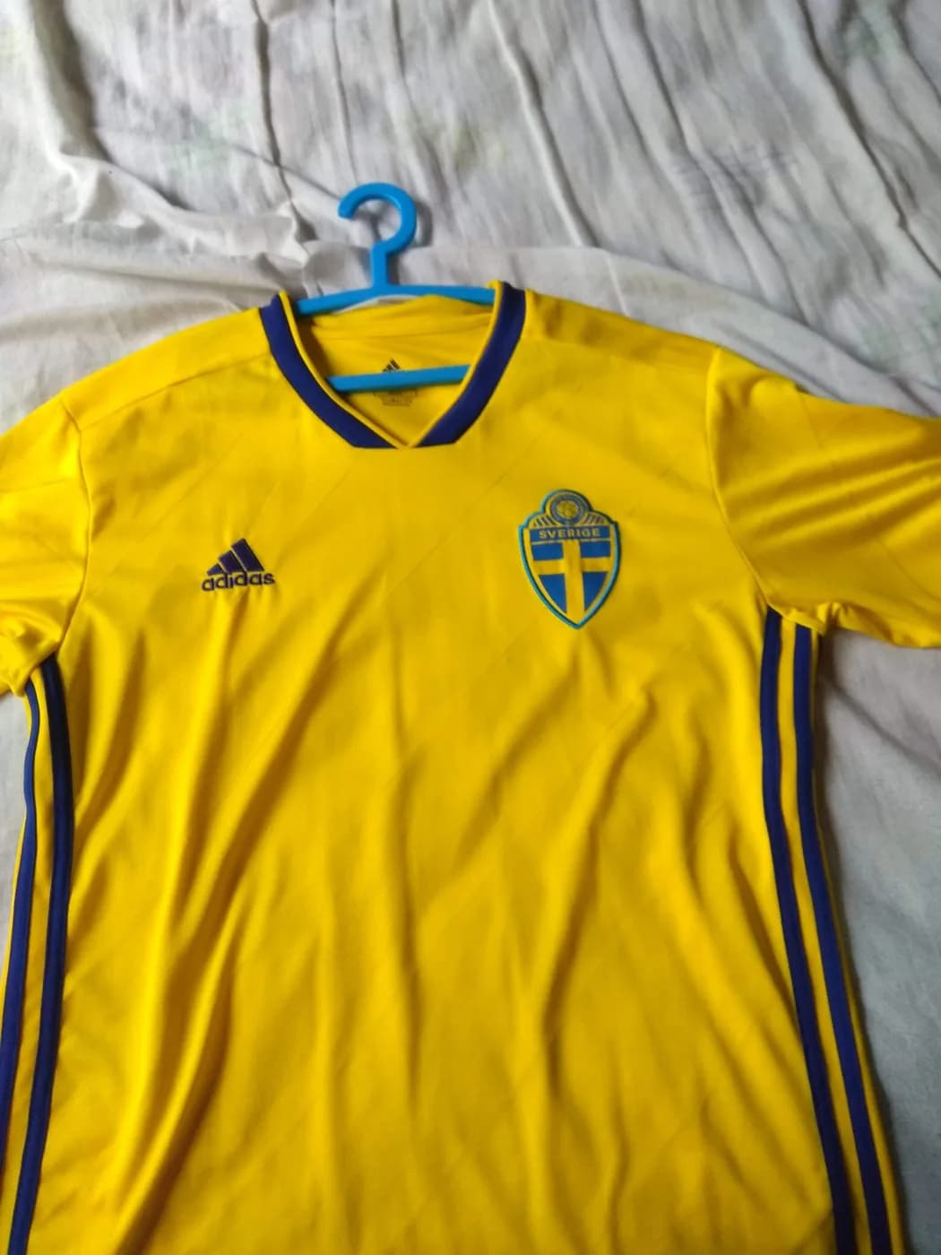 Sweden Home front view football shirt