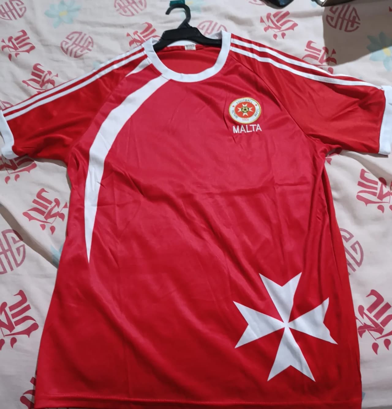 Malta Home front view football shirt