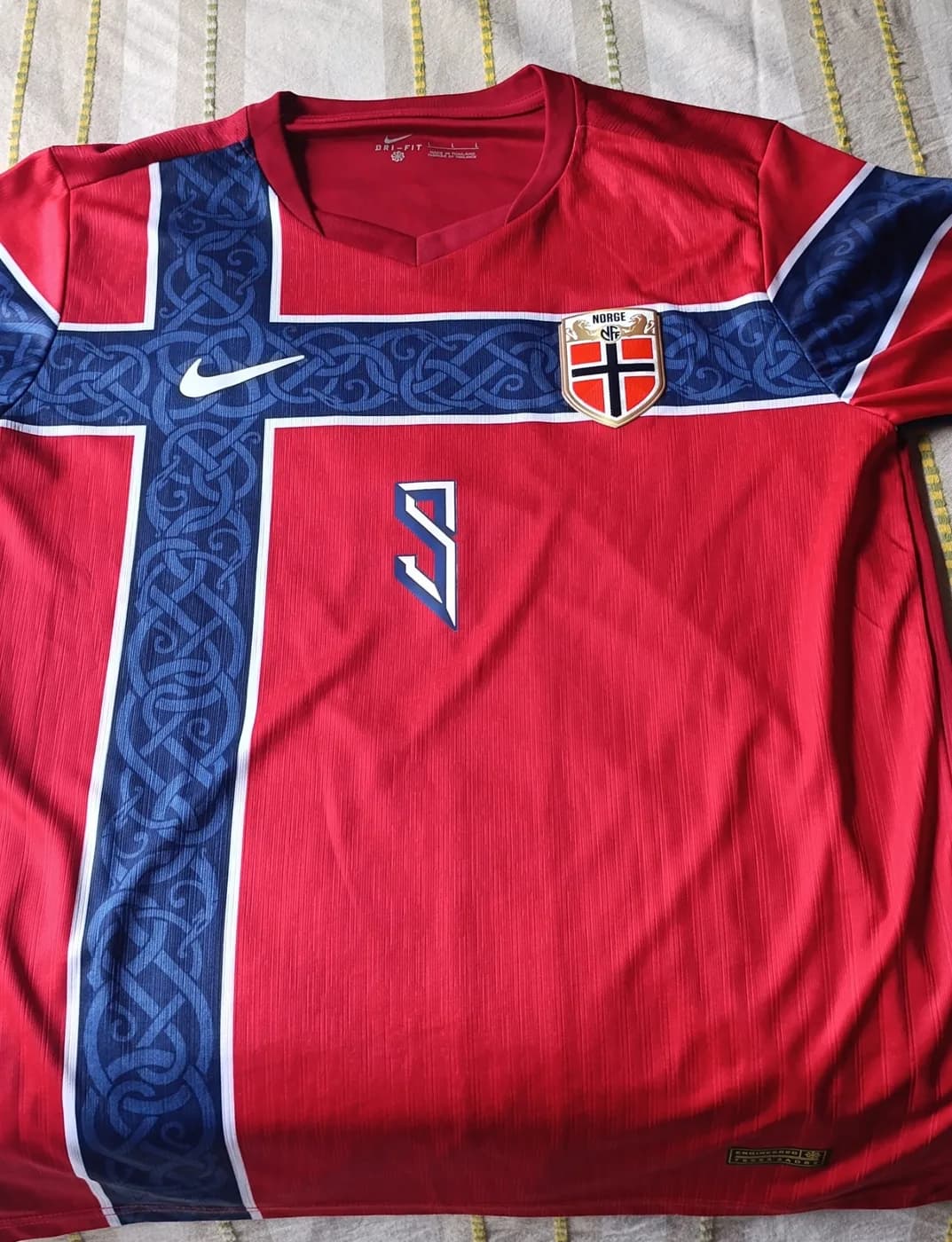 Norway Home front view football shirt