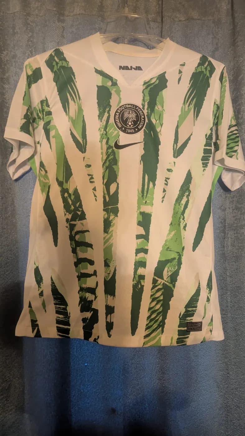 Nigeria 2025 Away front view football shirt