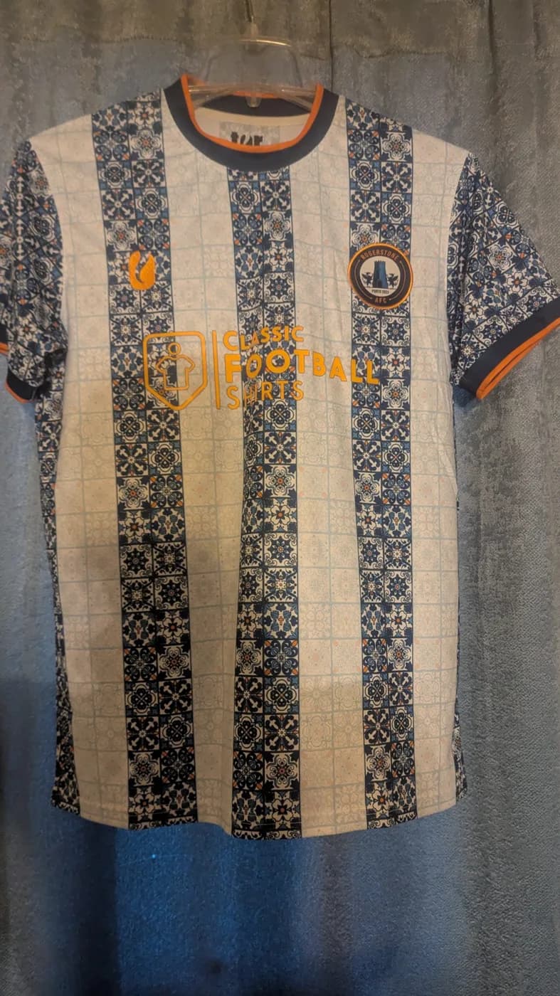 Rogerstone AFC 2022/2023 Special front view football shirt