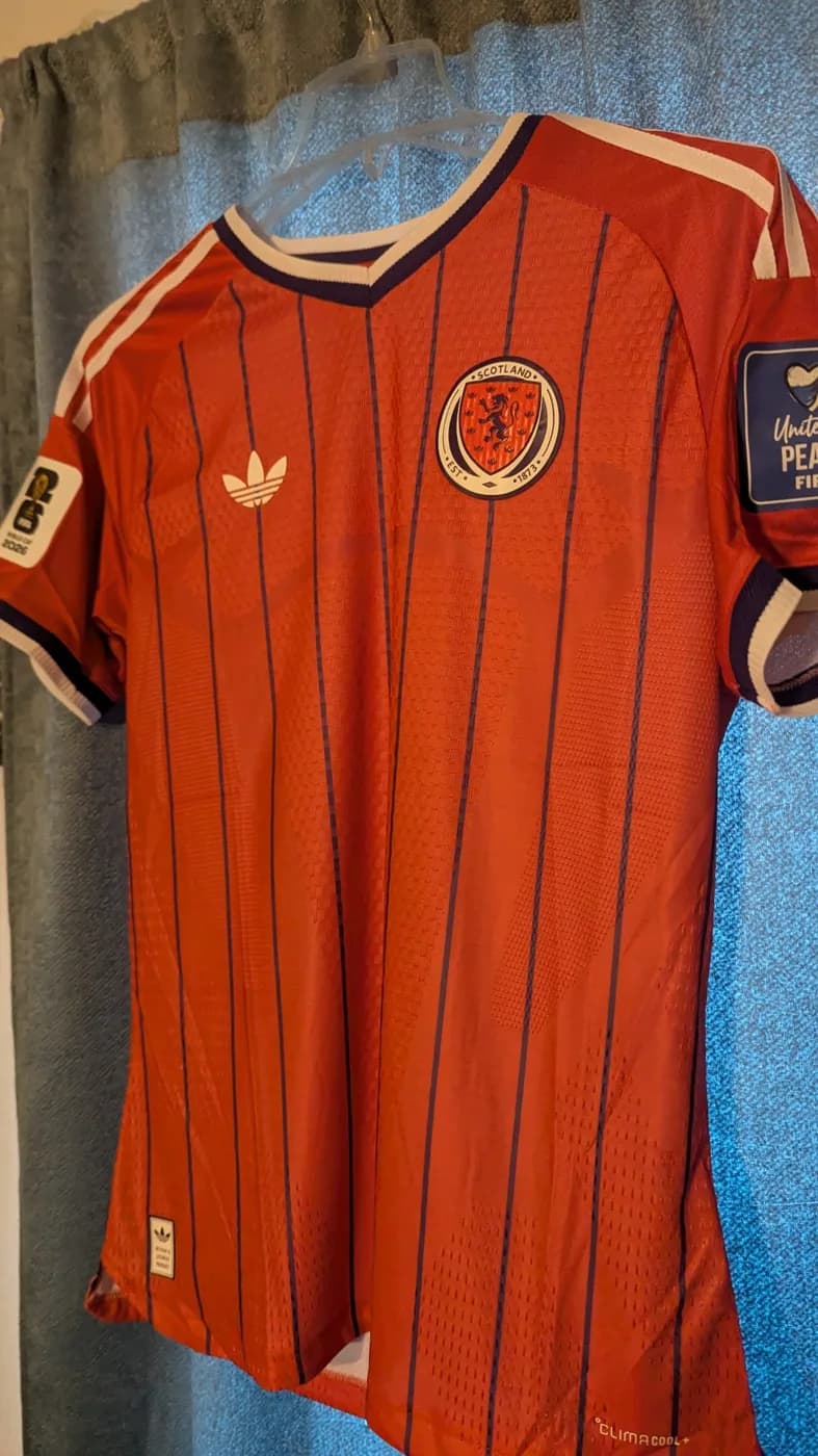 Scotland 2026 Away front view football shirt