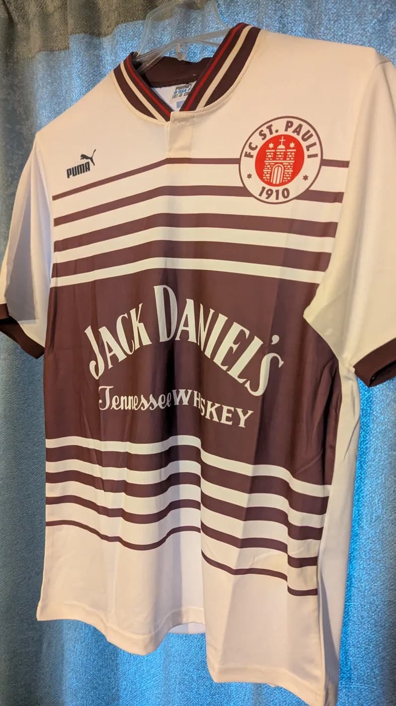 FC St. Pauli 1997/1998 Home front view football shirt