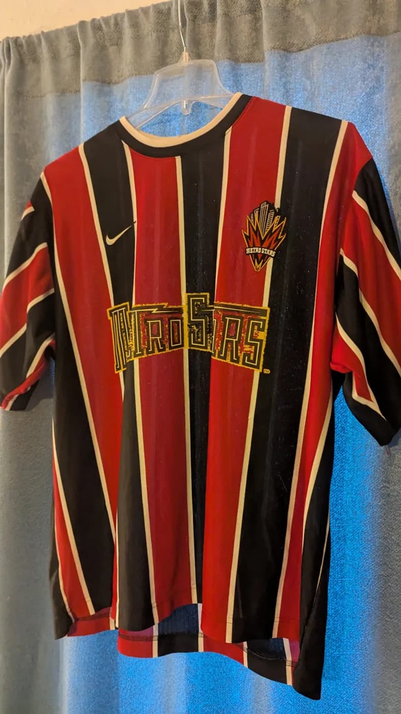 MetroStars 1997/1998 Home front view football shirt
