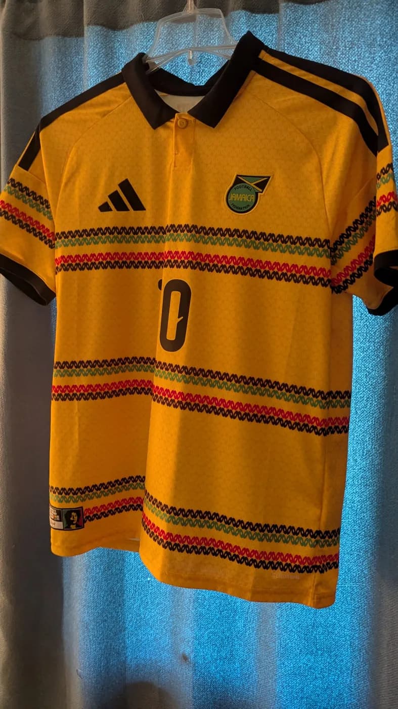 Jamaica 2026 Marley Home front view football shirt