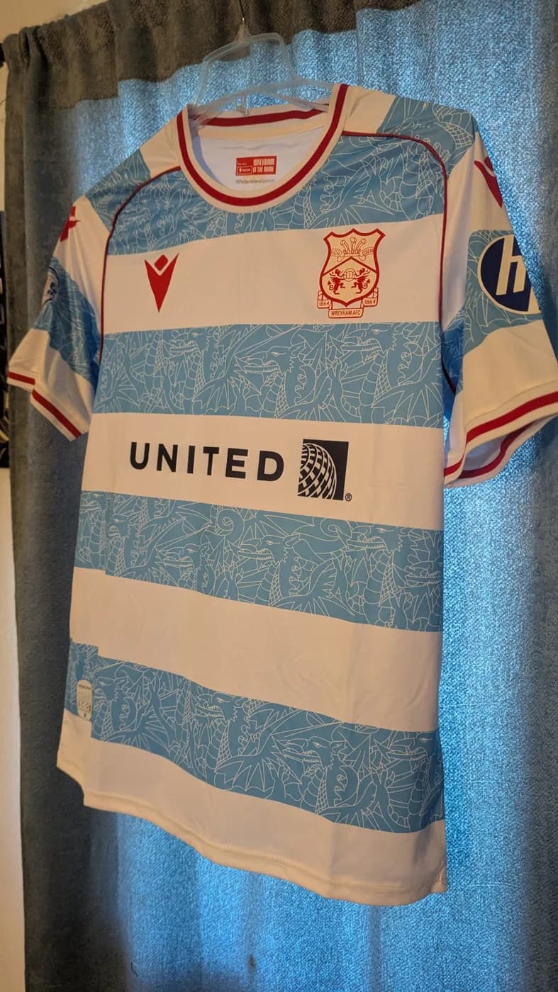 Wrexham AFC 2025/2026 Third front view football shirt