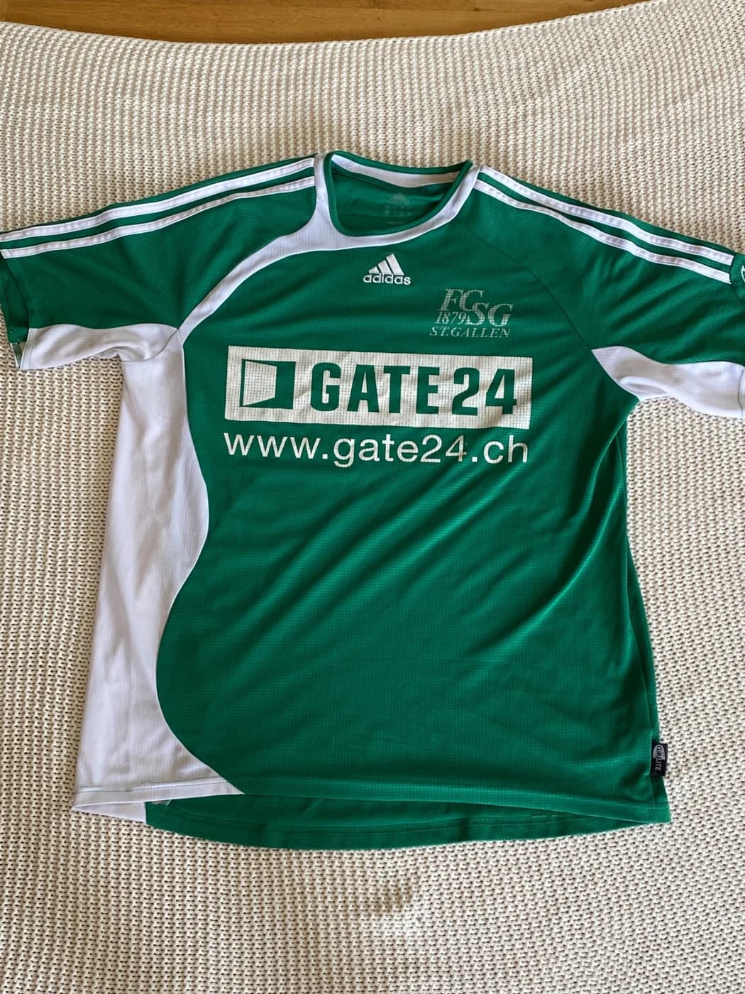 FC St. Gallen 1879 2007/2008 Home front view football shirt
