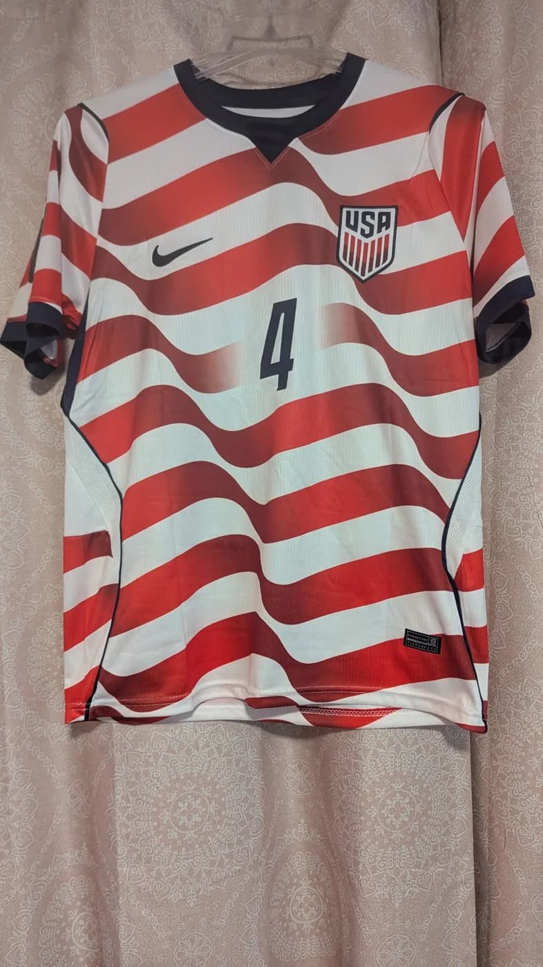United States 2026 Tyler Adams Home front view football shirt