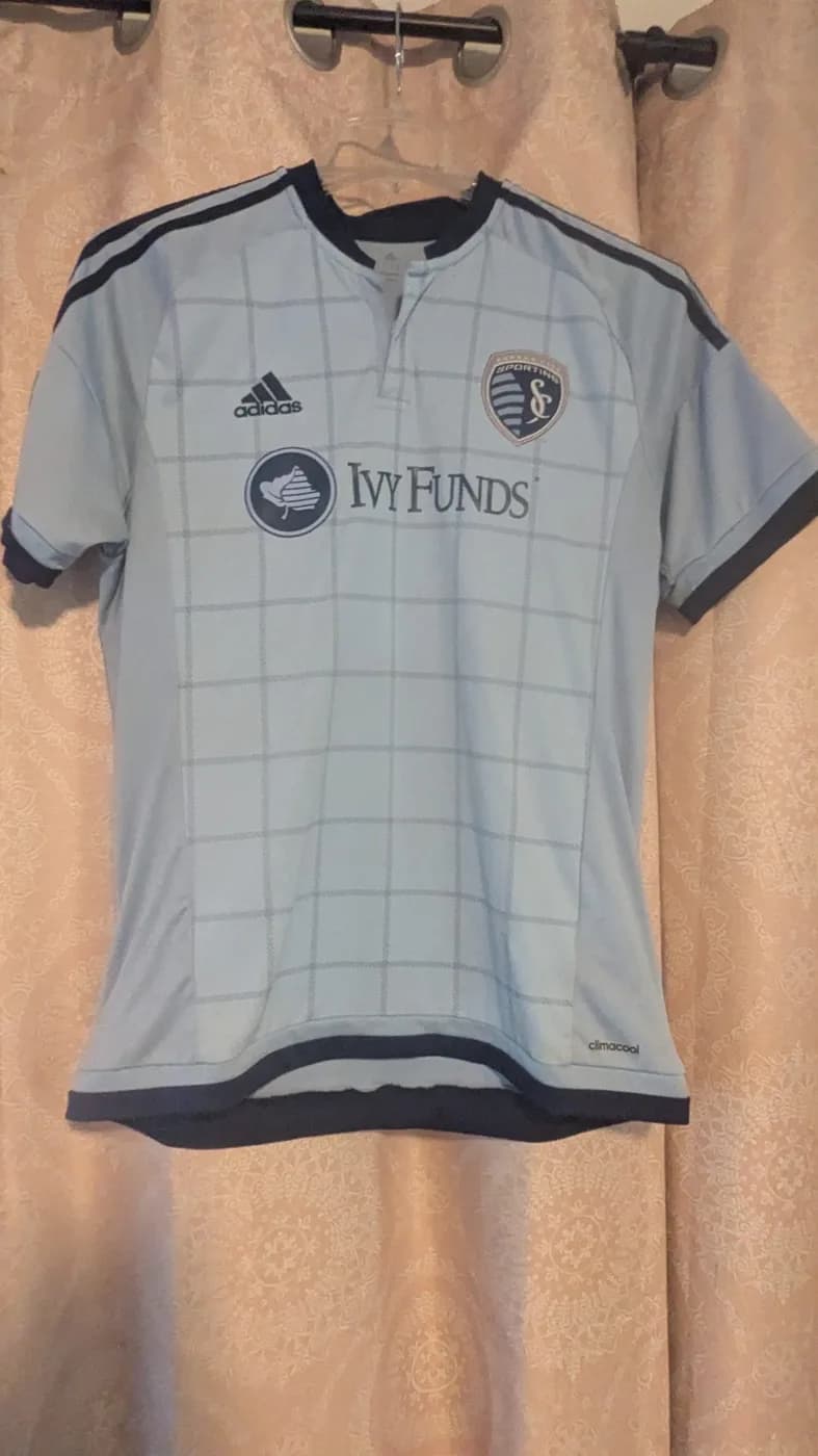 Sporting Kansas City 2014/2015 Home front view football shirt