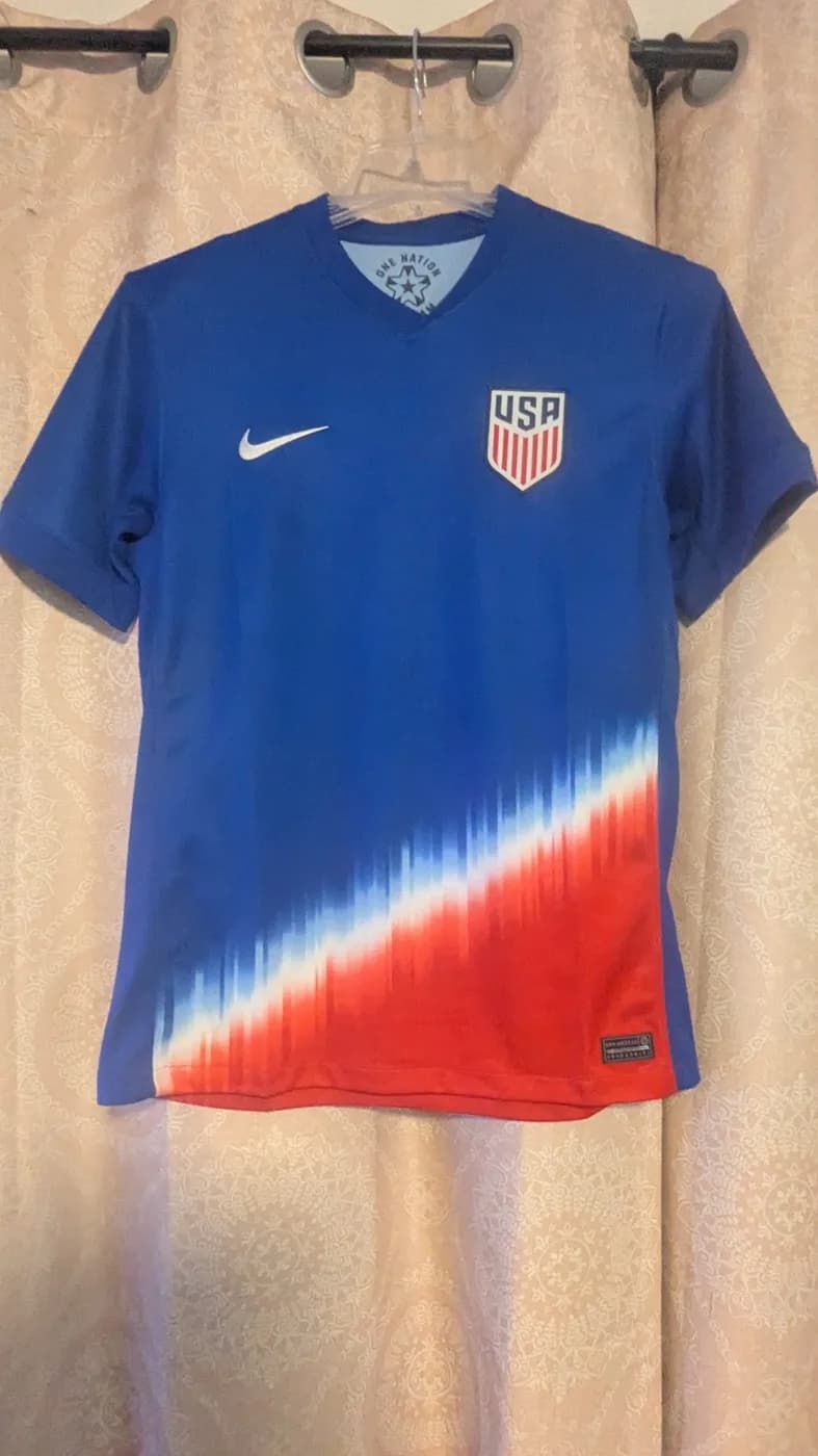United States 2024 Away front view football shirt