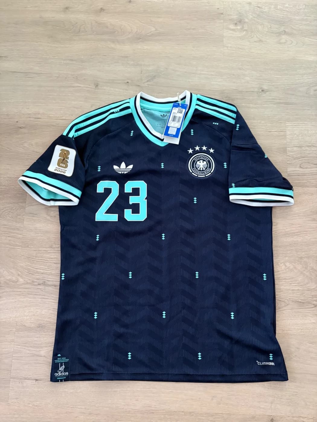 Germany 2026 Felix Nmecha Away front view football shirt