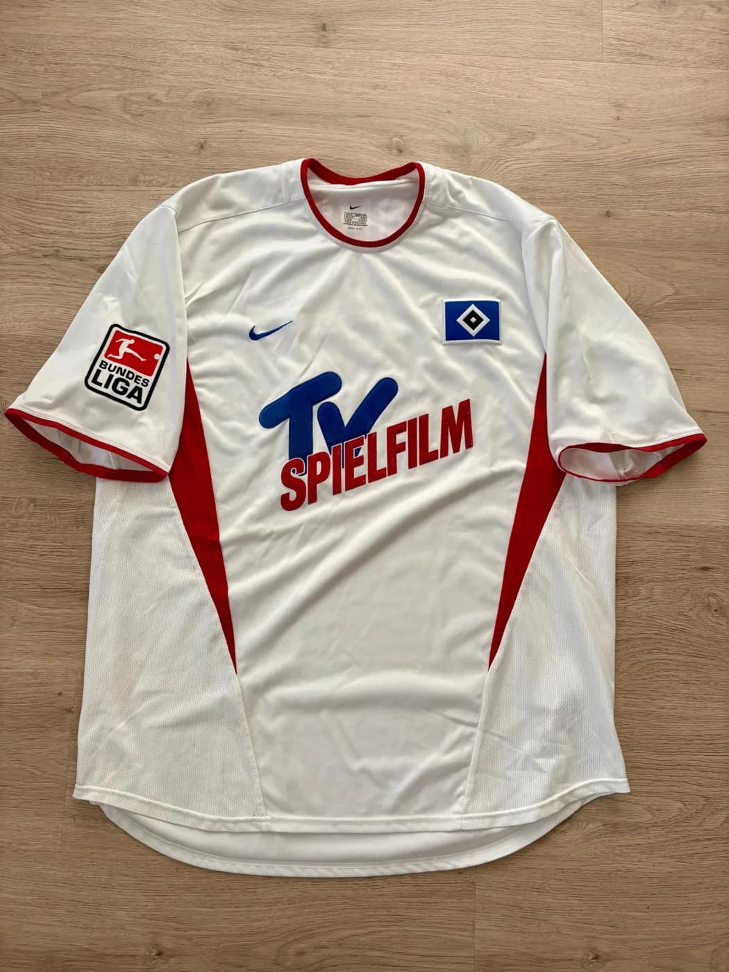 Hamburger SV 2002/2003 Bernardo Romeo Home front view football shirt