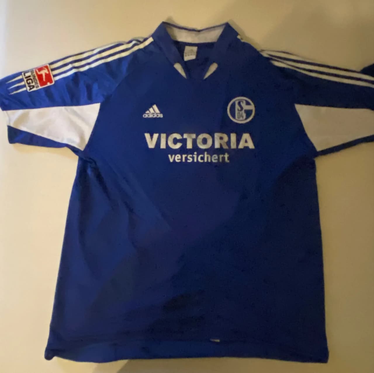 FC Schalke 04 2004/2005 Hanke Home front view football shirt