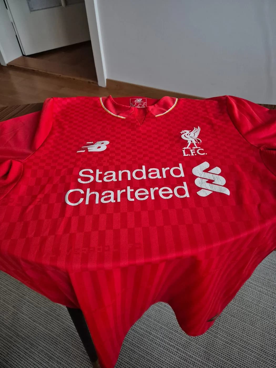 Liverpool FC 2015/2016 Home front view football shirt