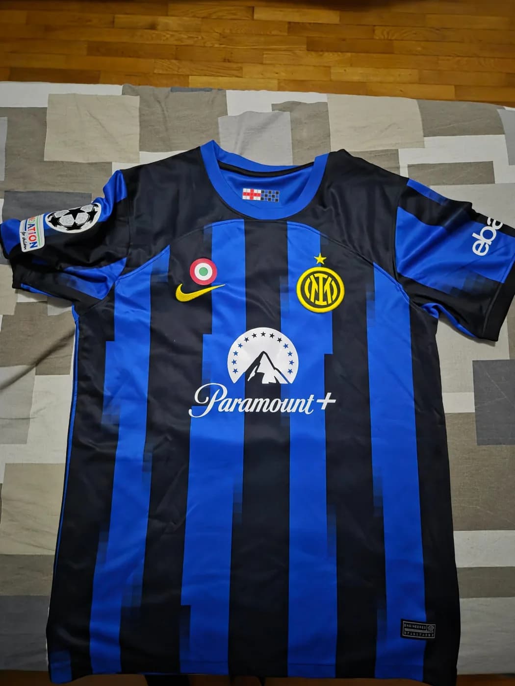 Inter Milan 2023/2024 Lautaro Martínez Home front view football shirt