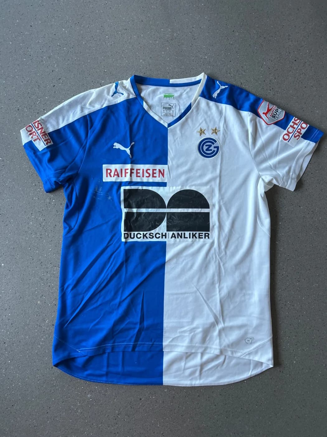 Grasshopper Club Zürich Källström Home front view football shirt