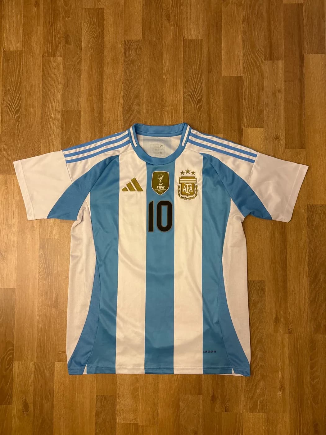 Argentina Lionel Messi Home front view football shirt
