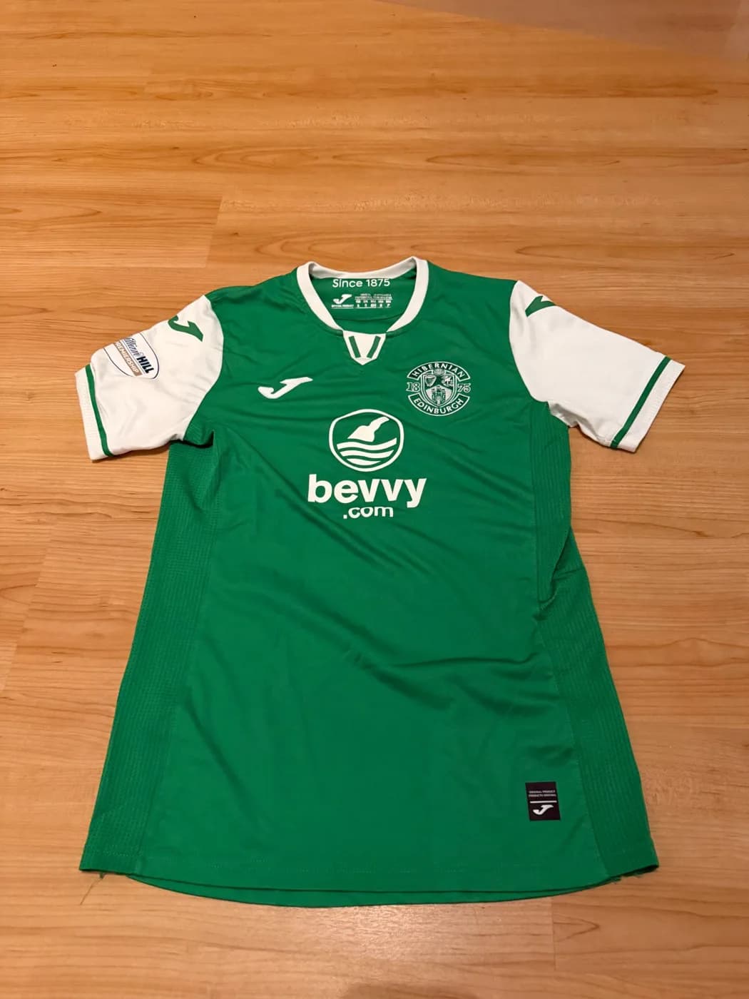 Hibernian 2024/2025 Home front view football shirt